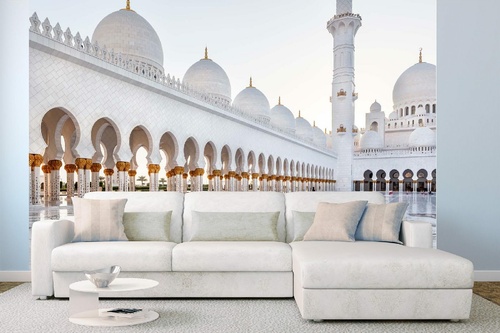 Vlies Fototapete - Sheikh-Zayed-Moschee 375 x 250 cm